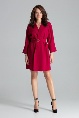 Sukienka Model L058 Bordo - Lenitif Lenitif