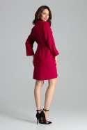 Sukienka Model L058 Bordo - Lenitif Lenitif Sukienka Model L058 Bordo - Lenitif Lenitif