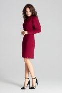 Sukienka Model L064 Bordo - Lenitif Lenitif Sukienka Model L064 Bordo - Lenitif Lenitif