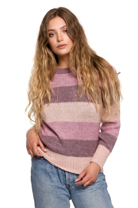 Sweter Damski Model BK071 Model 3 - BE Knit BE Knit Sweter Damski Model BK071 Model 3 - BE Knit BE Knit