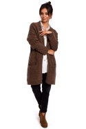 Sweter Kardigan Model BK034 Carmel - BE Knit BE Knit Sweter Kardigan Model BK034 Carmel - BE Knit BE Knit