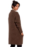 Sweter Kardigan Model BK034 Carmel - BE Knit BE Knit Sweter Kardigan Model BK034 Carmel - BE Knit BE Knit