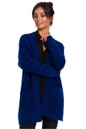 Sweter Kardigan Model BK034 Szafir - BE Knit BE Knit Sweter Kardigan Model BK034 Szafir - BE Knit BE Knit