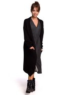 Sweter Kardigan Model BK053 Black - BE Knit BE Knit Sweter Kardigan Model BK053 Black - BE Knit BE Knit