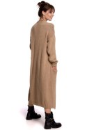 Sweter Kardigan Model BK053 Camel - BE Knit BE Knit Sweter Kardigan Model BK053 Camel - BE Knit BE Knit