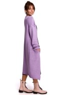 Sweter Kardigan Model BK053 Lawenda - BE Knit BE Knit Sweter Kardigan Model BK053 Lawenda - BE Knit BE Knit