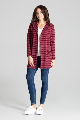 Sweter Kardigan Model L070 Bordo - Lenitif Lenitif