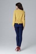 Żakiet Model L008 Yellow - Lenitif Lenitif Żakiet Model L008 Yellow - Lenitif Lenitif