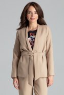 Żakiet Model L061 Beige - Lenitif Lenitif Żakiet Model L061 Beige - Lenitif Lenitif