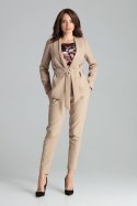Żakiet Model L061 Beige - Lenitif Lenitif Żakiet Model L061 Beige - Lenitif Lenitif