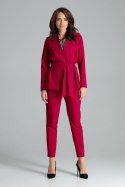 Żakiet Model L061 Bordo - Lenitif Lenitif Żakiet Model L061 Bordo - Lenitif Lenitif