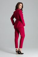 Żakiet Model L061 Bordo - Lenitif Lenitif Żakiet Model L061 Bordo - Lenitif Lenitif