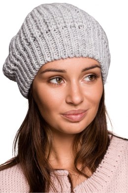 Beret Model BK060 Grey - BE Knit BE Knit