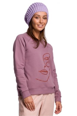 Beret Model BK060 Lawenda - BE Knit BE Knit