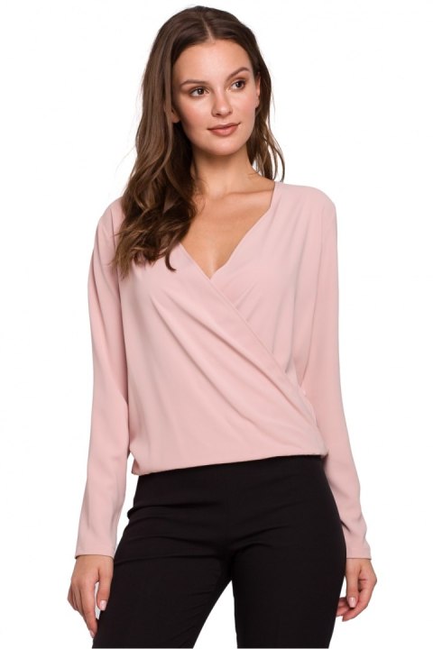 Bluzka Model K037 Powder Pink - Makover Makover Bluzka Model K037 Powder Pink - Makover Makover