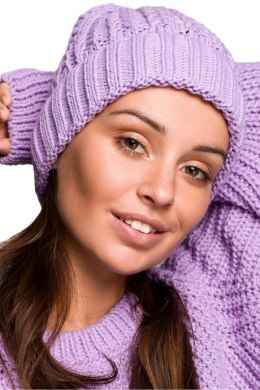 Czapka Damska Model BK057 Lawenda - BE Knit BE Knit