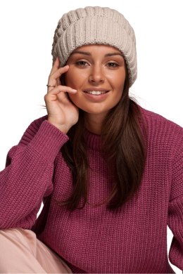 Czapka Damska Model BK058 Beige - BE Knit BE Knit