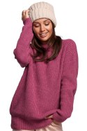 Czapka Damska Model BK058 Beige - BE Knit BE Knit Czapka Damska Model BK058 Beige - BE Knit BE Knit