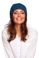 Czapka Model BK100 Morski - BE Knit BE Knit Czapka Model BK100 Morski - BE Knit BE Knit