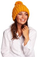 Czapka Model BK101 Honey - BE Knit BE Knit Czapka Model BK101 Honey - BE Knit BE Knit