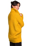 Golf Damski Model BK030 Honey - BE Knit BE Knit Golf Damski Model BK030 Honey - BE Knit BE Knit