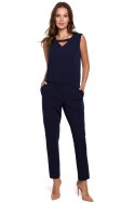 Kombinezon Damski Model K009 Navy - Makover Makover Kombinezon Damski Model K009 Navy - Makover Makover