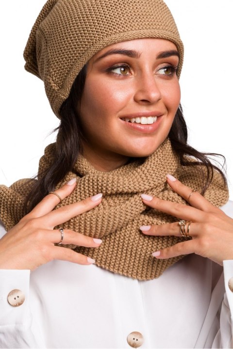 Komin Model BK042 Carmel - BE Knit BE Knit Komin Model BK042 Carmel - BE Knit BE Knit
