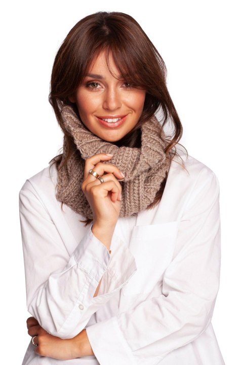 Komin Model BK097 Beige - BE Knit BE Knit Komin Model BK097 Beige - BE Knit BE Knit