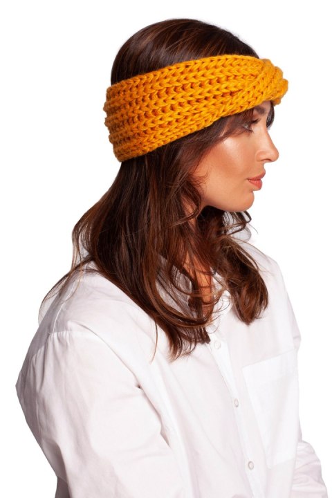 Opaska Model BK096 Honey - BE Knit BE Knit Opaska Model BK096 Honey - BE Knit BE Knit