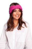 Opaska Model BK096 Pink - BE Knit BE Knit Opaska Model BK096 Pink - BE Knit BE Knit