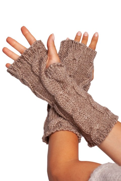 Rękawiczki Model BK098 Beige - BE Knit BE Knit Rękawiczki Model BK098 Beige - BE Knit BE Knit