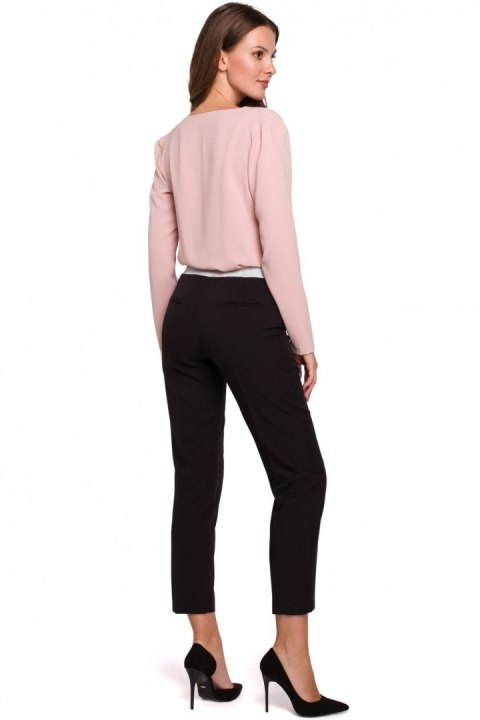 Spodnie Damskie Model K035 Black - Makover Makover Spodnie Damskie Model K035 Black - Makover Makover