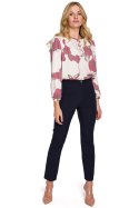 Spodnie Damskie Model K093 Atrament - Makover Makover Spodnie Damskie Model K093 Atrament - Makover Makover