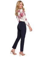 Spodnie Damskie Model K093 Atrament - Makover Makover Spodnie Damskie Model K093 Atrament - Makover Makover