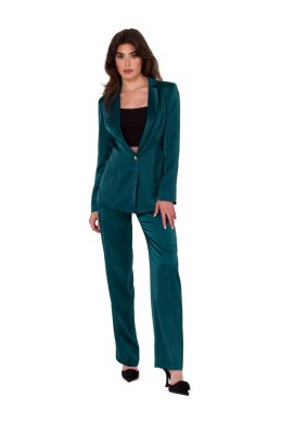 Spodnie Damskie Model K174 Green - Makover Makover