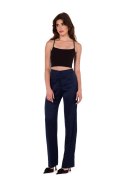Spodnie Damskie Model K174 Navy - Makover Makover Spodnie Damskie Model K174 Navy - Makover Makover
