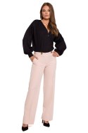 Spodnie Model K114 Beige - Makover Makover Spodnie Model K114 Beige - Makover Makover