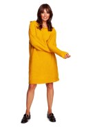 Sukienka Model BK089 Honey - BE Knit BE Knit Sukienka Model BK089 Honey - BE Knit BE Knit