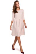 Sukienka Model K010 Beige - Makover Makover Sukienka Model K010 Beige - Makover Makover