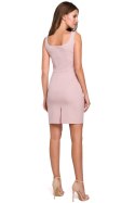 Sukienka Model K022 Dirty Pink - Makover Makover Sukienka Model K022 Dirty Pink - Makover Makover