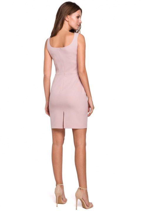Sukienka Model K022 Dirty Pink - Makover Makover Sukienka Model K022 Dirty Pink - Makover Makover