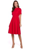 Sukienka Model K028 Red - Makover Makover Sukienka Model K028 Red - Makover Makover
