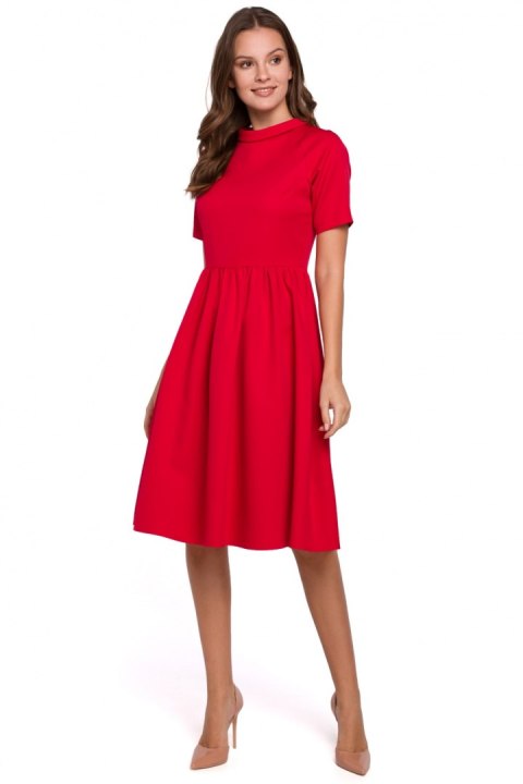 Sukienka Model K028 Red - Makover Makover Sukienka Model K028 Red - Makover Makover