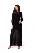 Sukienka Model K166 Black - Makover Makover Sukienka Model K166 Black - Makover Makover