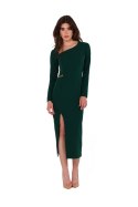 Sukienka Model K178 Bottle Green - Makover Makover Sukienka Model K178 Bottle Green - Makover Makover