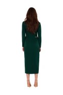 Sukienka Model K178 Bottle Green - Makover Makover Sukienka Model K178 Bottle Green - Makover Makover