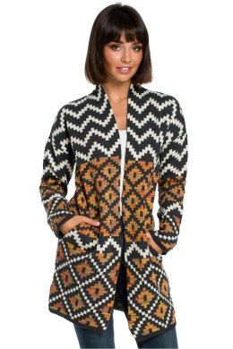 Sweter Damski Model BK007 Model 1 Multicolor - BE Knit BE Knit