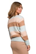 Sweter Damski Model BK071 Model 2 - BE Knit BE Knit Sweter Damski Model BK071 Model 2 - BE Knit BE Knit