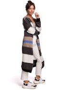 Sweter Kardigan Model BK055 Model 1 - BE Knit BE Knit Sweter Kardigan Model BK055 Model 1 - BE Knit BE Knit
