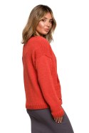 Sweter Kardigan Model BK074 Orange - BE Knit BE Knit Sweter Kardigan Model BK074 Orange - BE Knit BE Knit